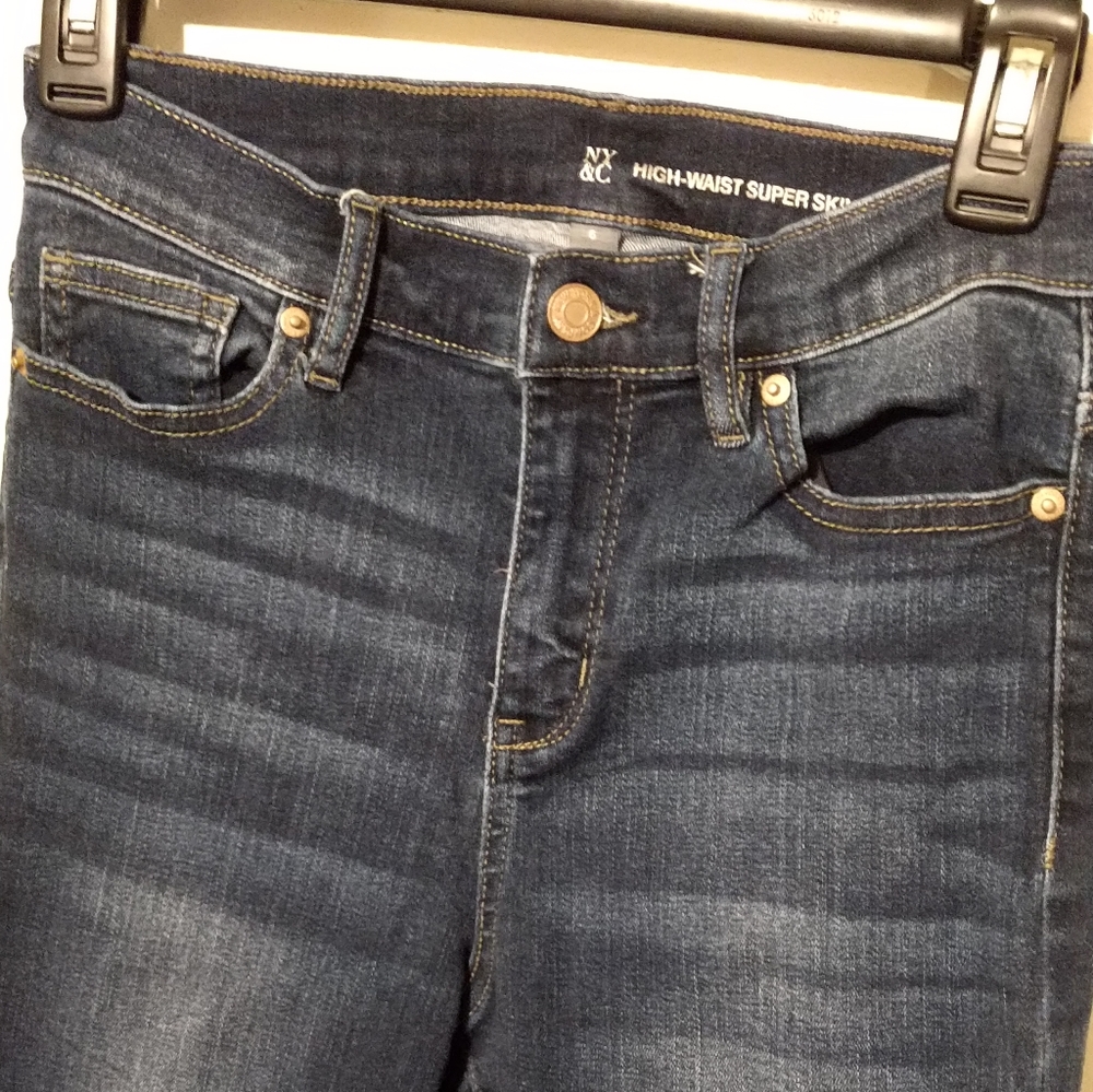 New York and Company Skinny Jeans Sz 6